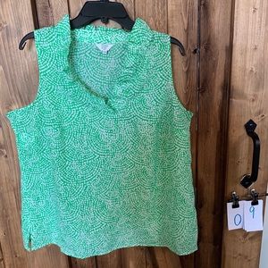 Crown & Ivy sleeveless blouse
